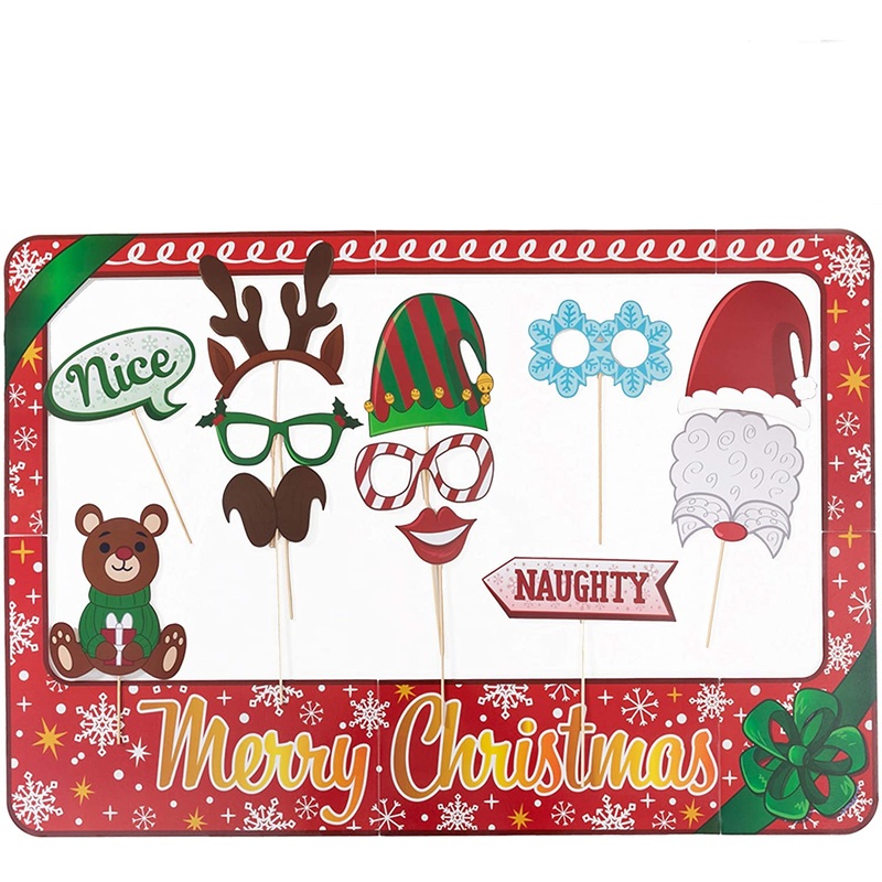 Christmas Photobooth Prop with Frame