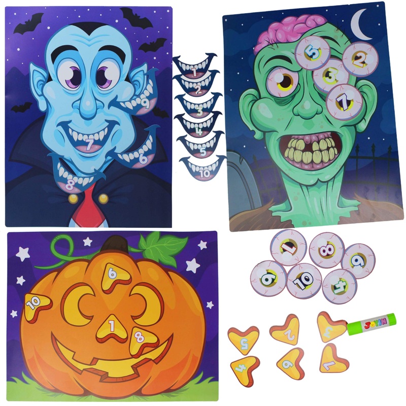 Halloween Pin The Nose Game