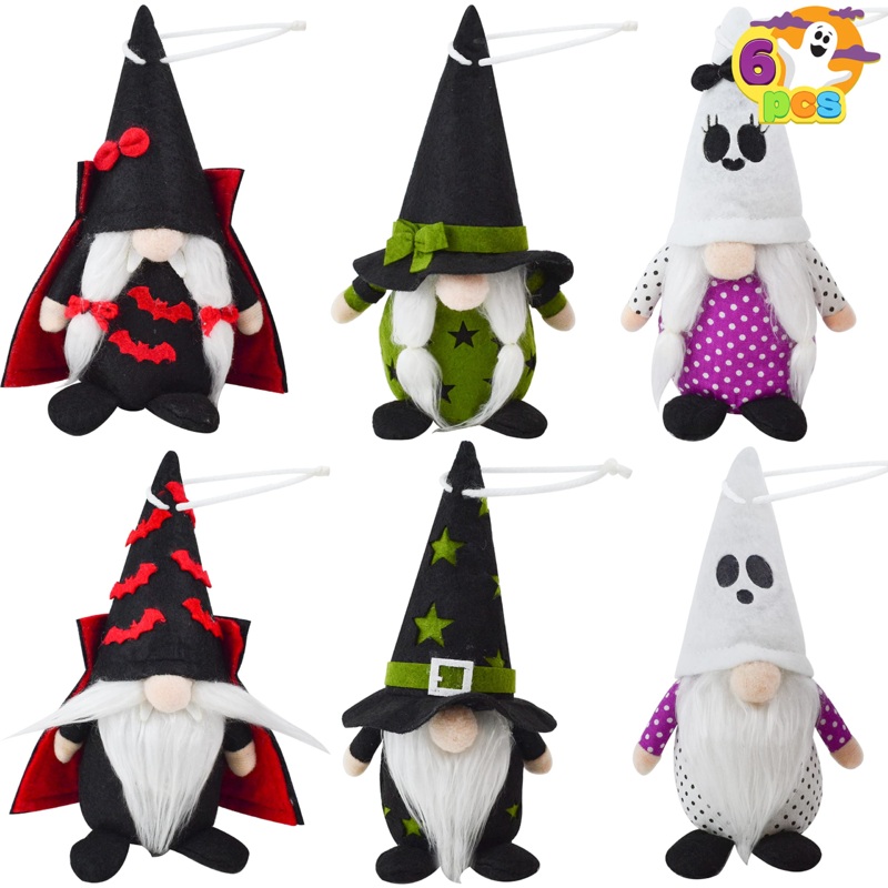 Hanging Gnome Ornament, 6 Pcs