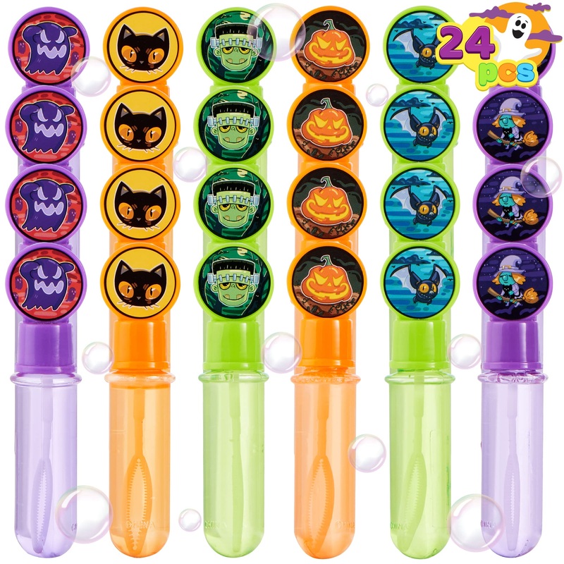 24 Halloween Mini Bubble