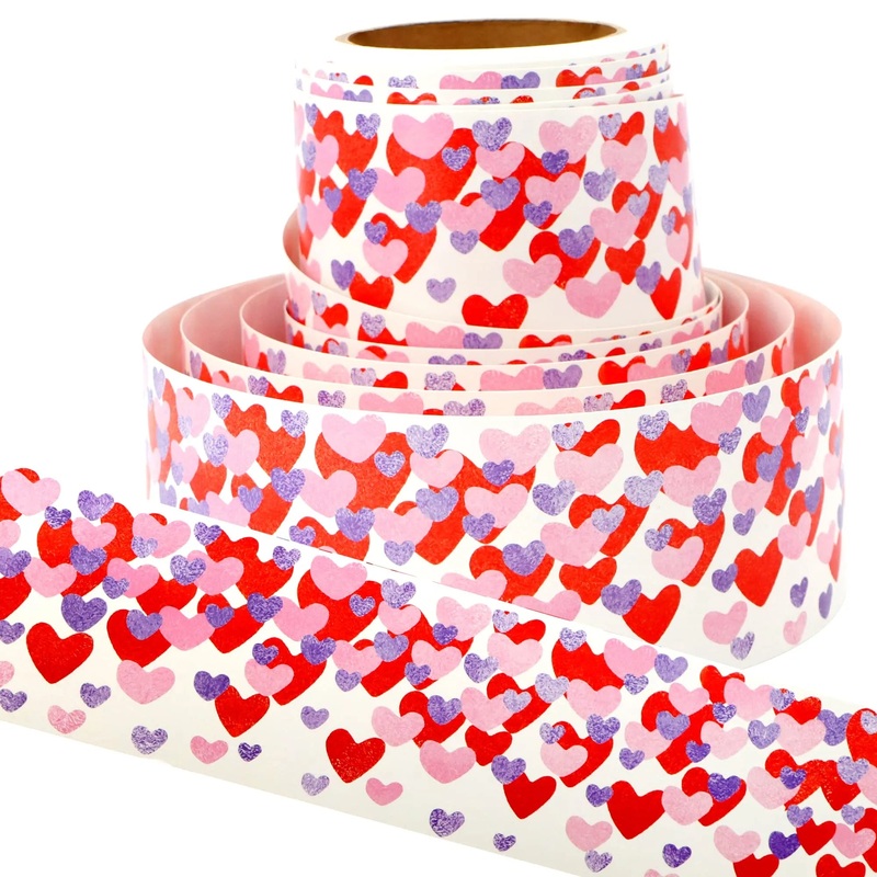 52.5ft Valentines Day Decorations Borders for Classroom Decor