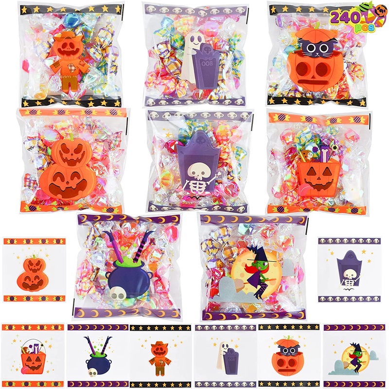 Halloween Goodie Gift Bags, 240 Pcs