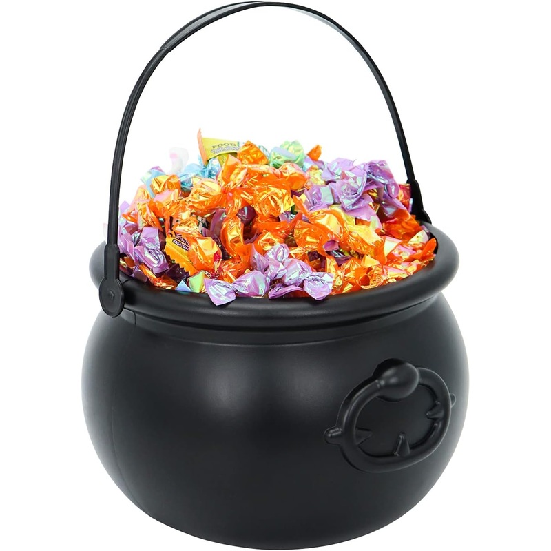 Large Halloween Black Cauldron