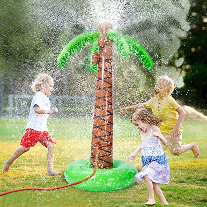 Sloosh - 61in Palm Tree Yard Sprinkler