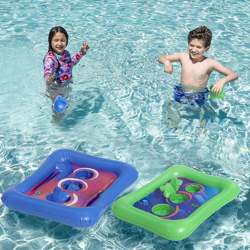 SLOOSH - Inflatable Pool Toss Games, 2 Sets
