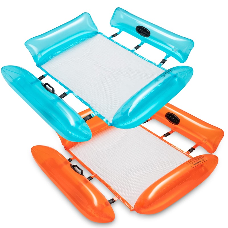 SLOOSH - Pool Floats Hammock with Side Arms, 2 Pack