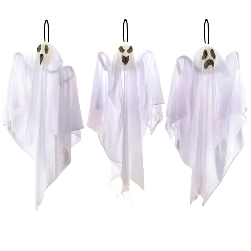 25.5in Hanging Ghosts, 3 Pack