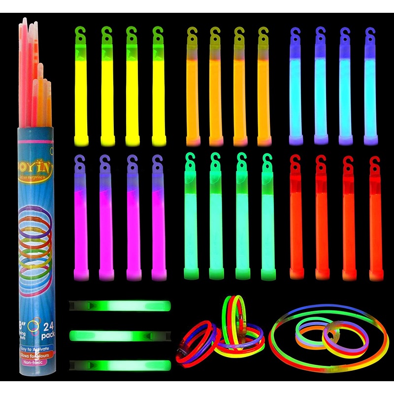 8in Glowstick Party Pack, 52 Pcs