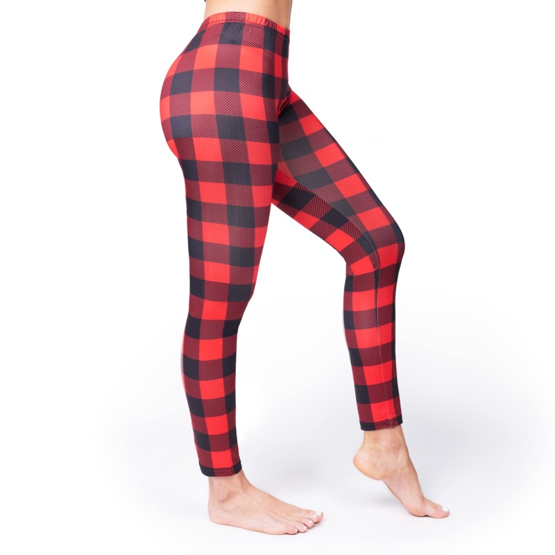 Adult Women Christmas Leggings Geometry Style Pattern