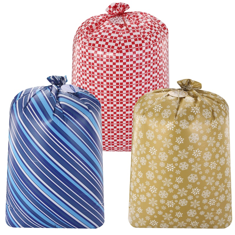 Extra Large Christmas Bags with Gift Tags