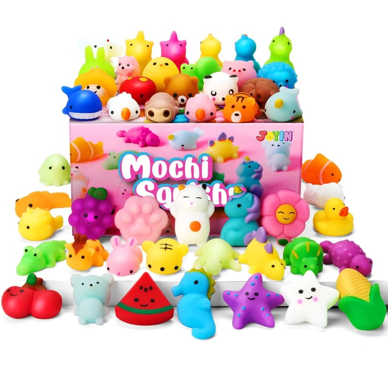 100Pcs Mini Mochi Party Favors for Kids Classroom Prizes