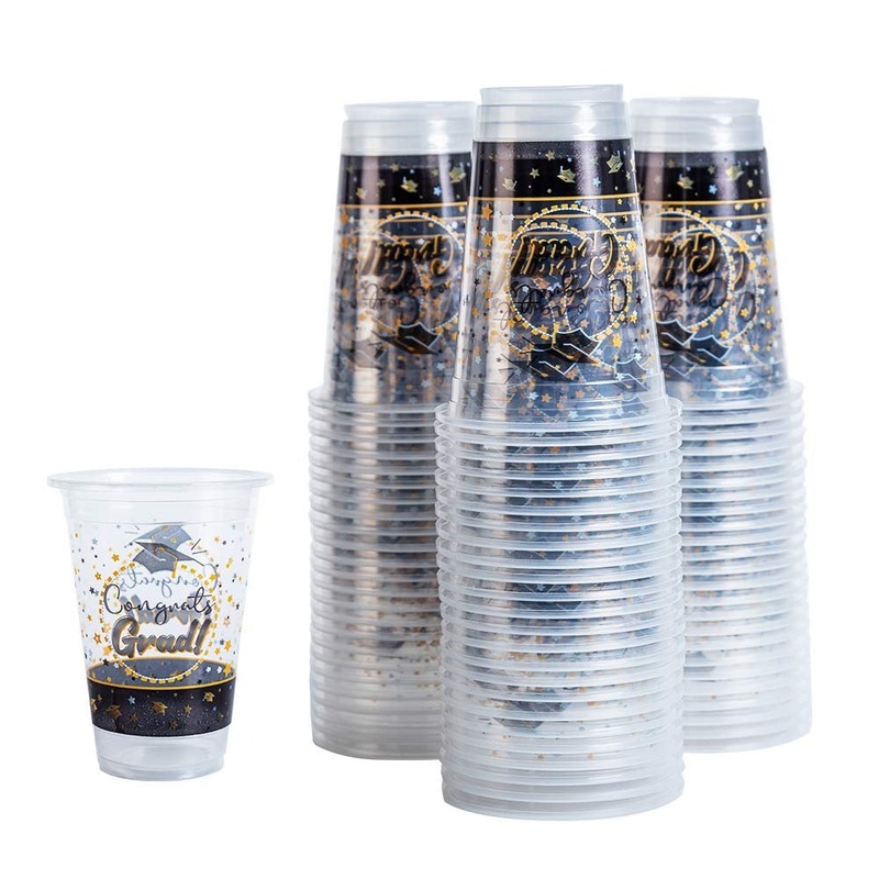 16 oz. Graduation Cups, 72 Pcs