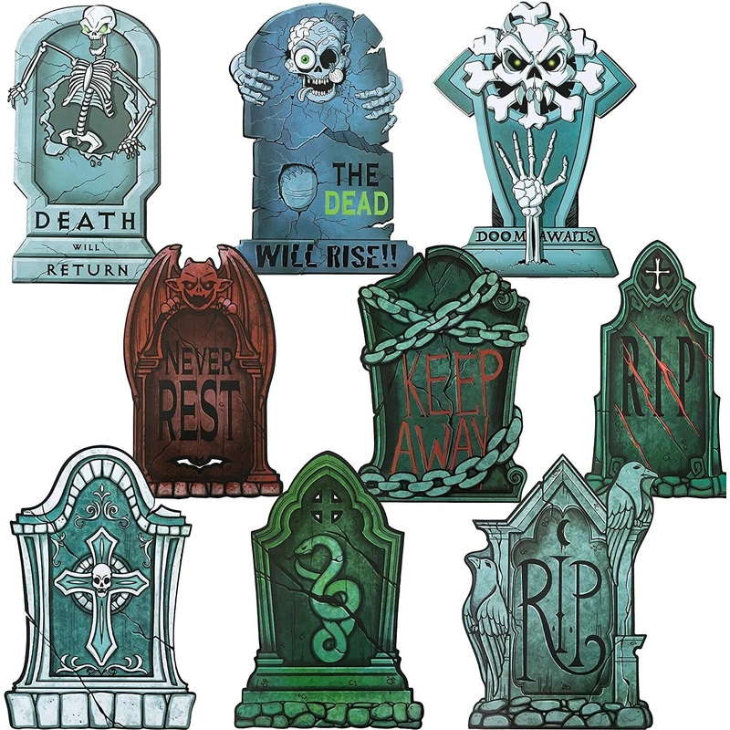 17in Halloween Tombstone Yard Decorations