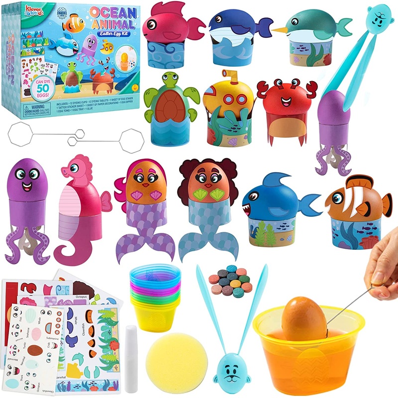 35Pcs Easter Egg Dye Decorating Kit