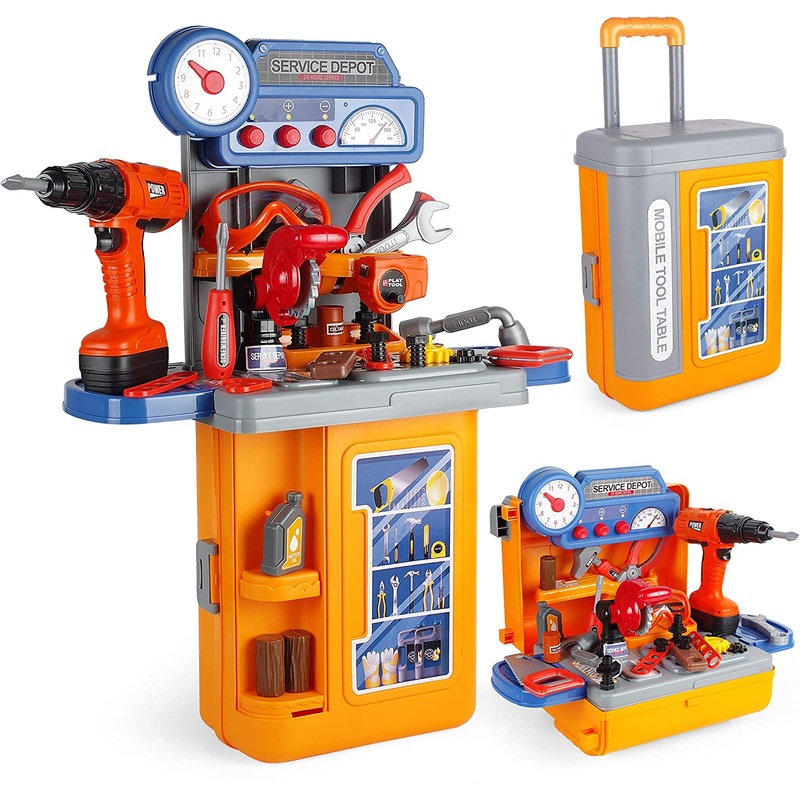 4 in 1 Construction Workbench Tool Set