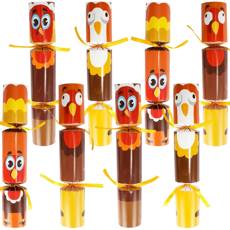 8 Pack Thanksgiving Party Table Favors Set