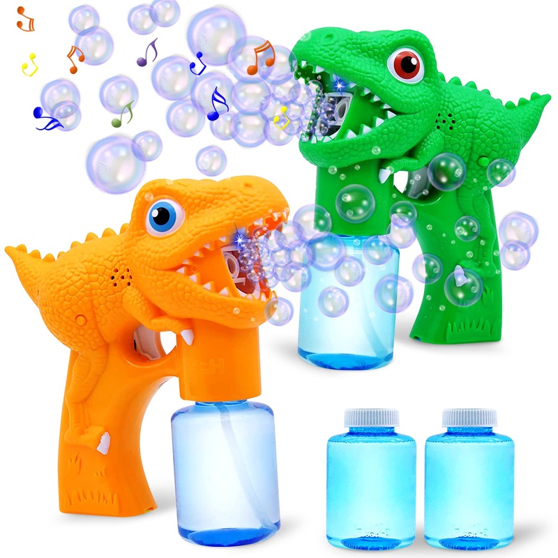 2 Pcs Bubble Machine, Dinosaur