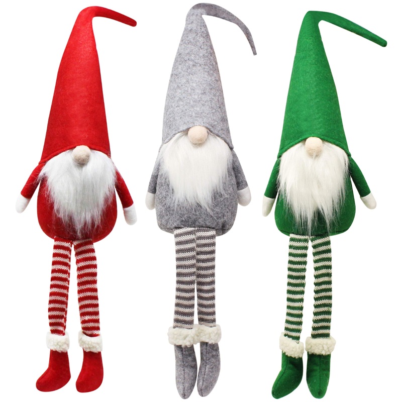 20" Gnome with Long Legs, 3 Pcs