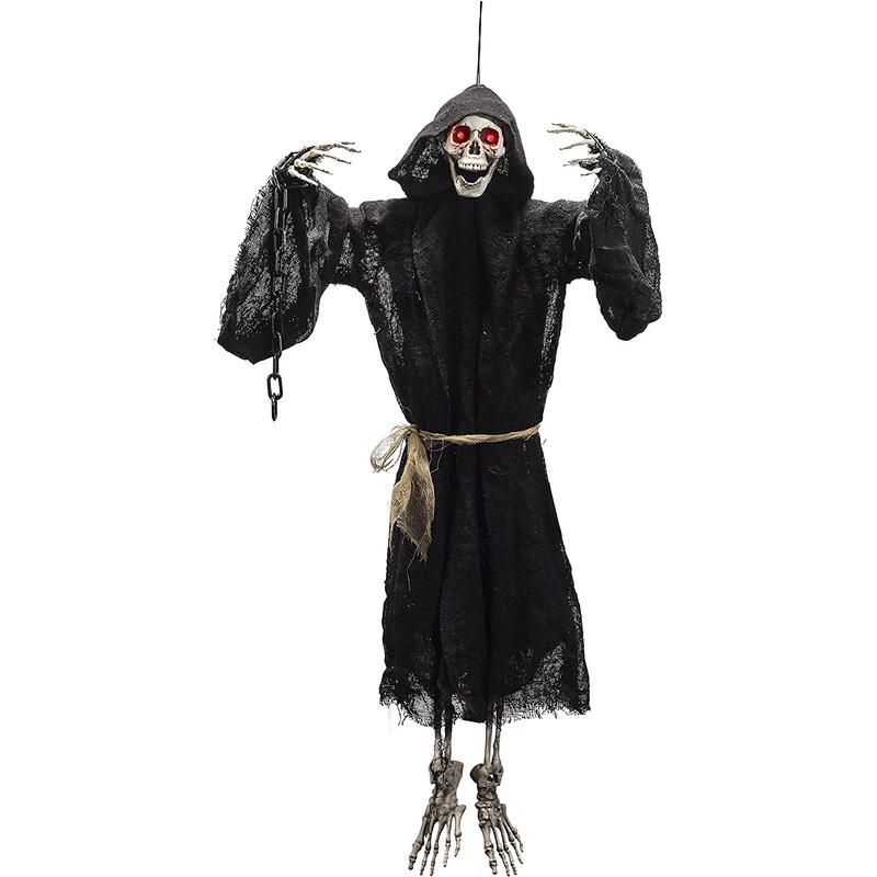 29.5in Hanging Kicking Black Monk