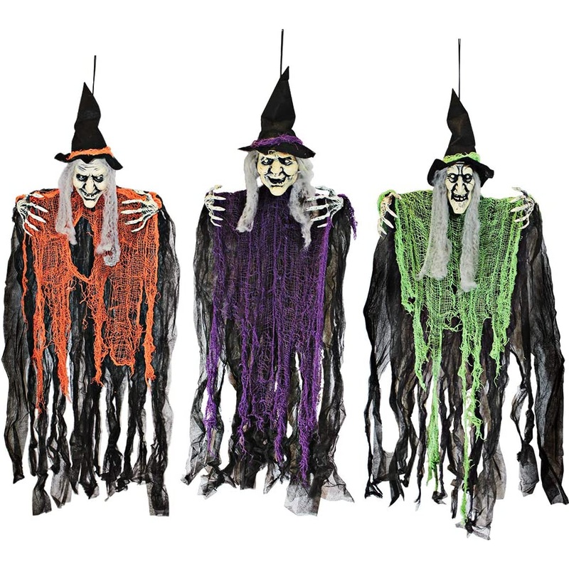 35.3" Hanging Witch