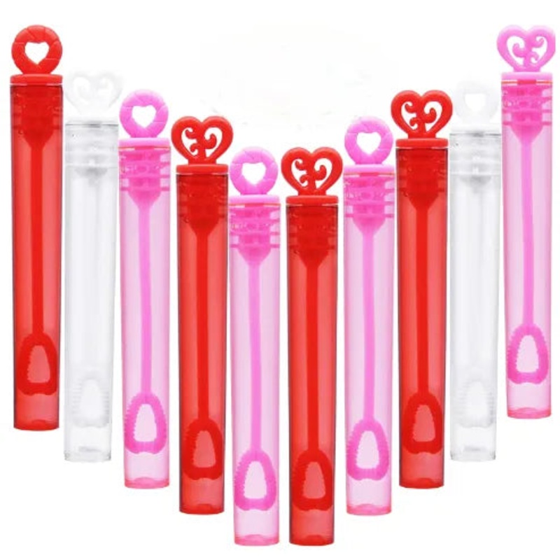 36Pcs Circle & Heart Mini Bubble Maker Wands