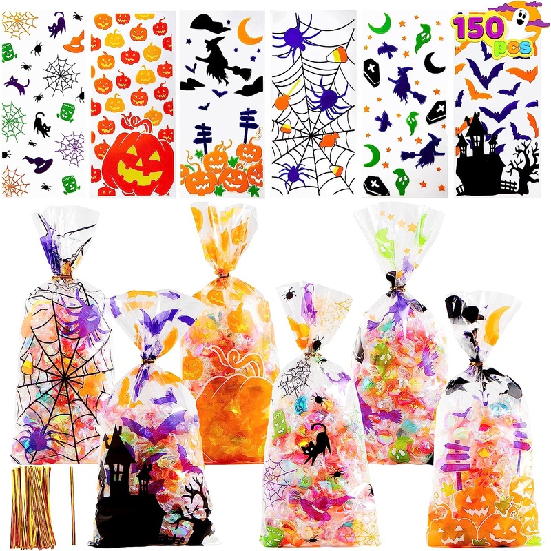 Cellophane Rectangle Treat Bags, 150 Pcs