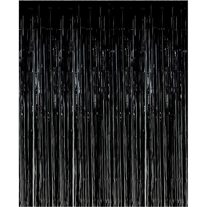 Drink Up Witches Banner and Black Fringe Curtain Decoration, 2 Pcs