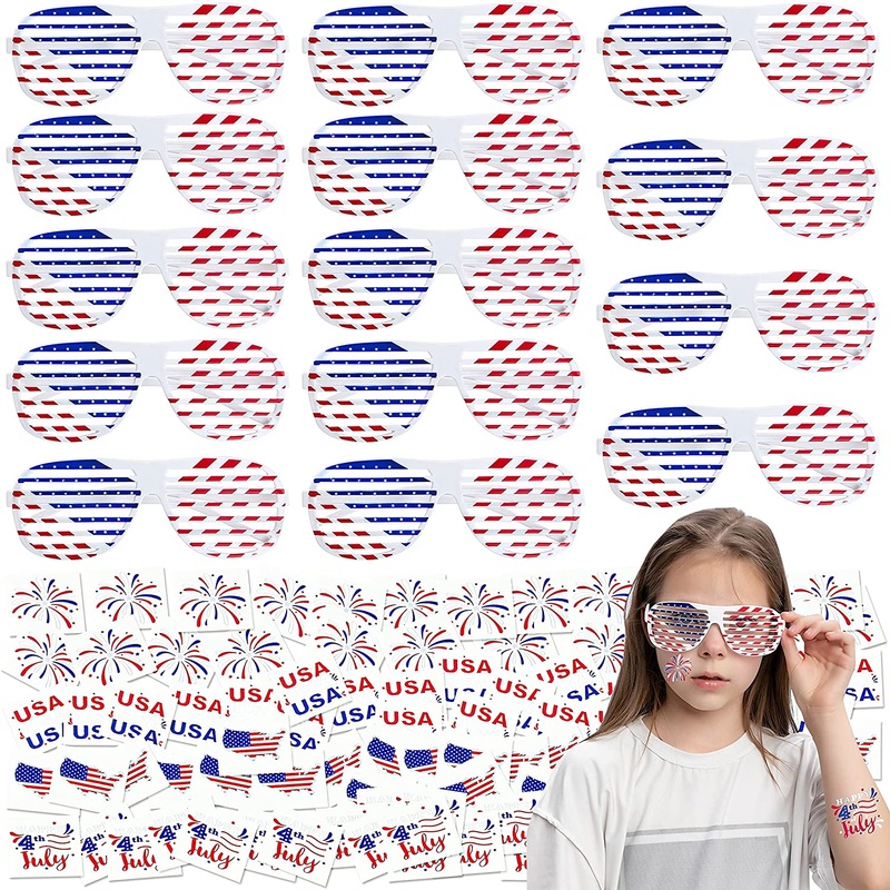 Shutter Shades Glasses and Temporary Tattoos, 70 Pcs