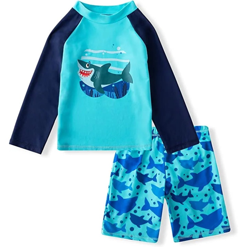 SLOOSH - Boys Rash Guard Set (Shark)