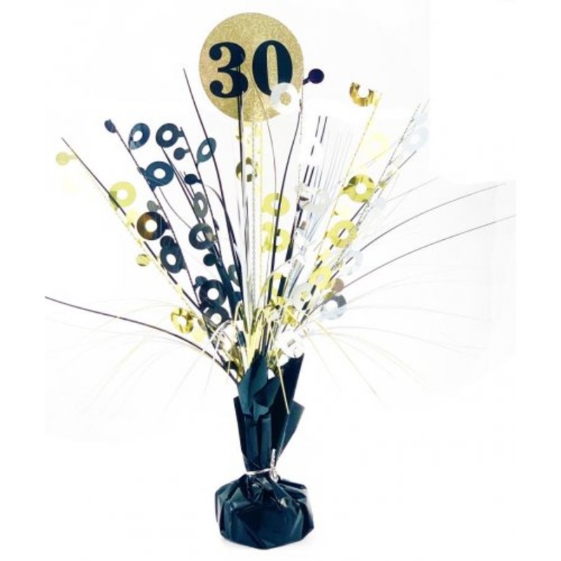 30 Black & Gold Centerpiece Weight 165gm 1pc