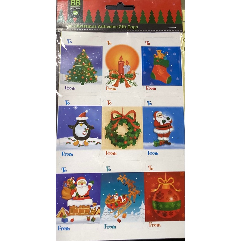 36 Christmas Gift Tags
