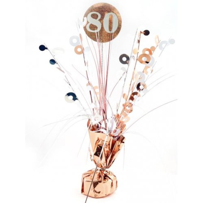 #80 Rose Gold & White Centerpiece Weight 165gm 1PC