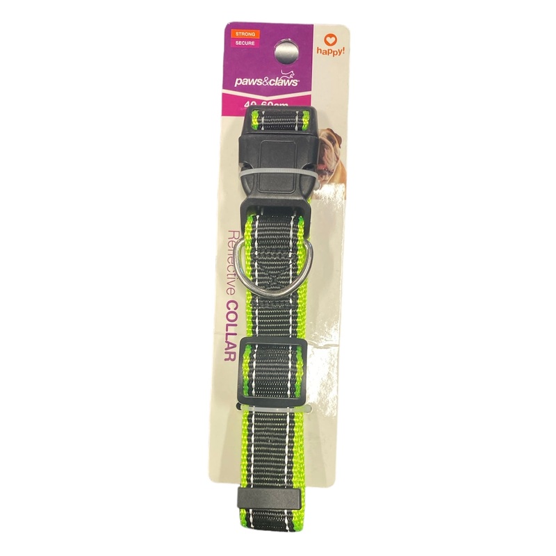 Pets Reflective Collar 40-60cm Adjustable Assorted colours