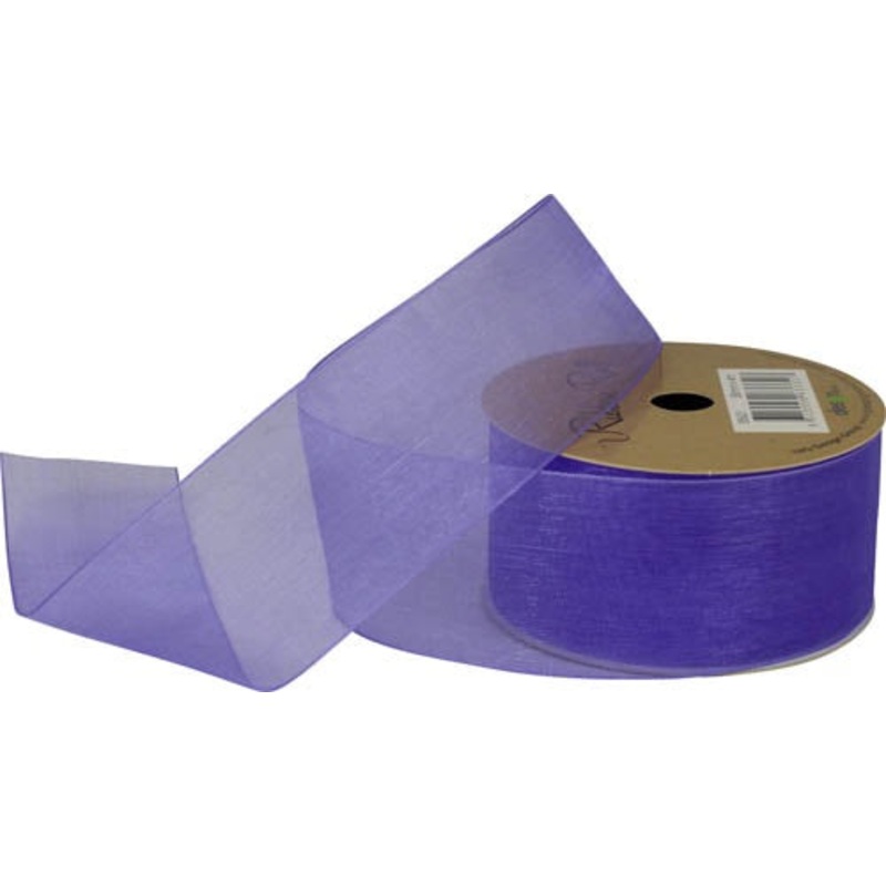 Ribbon Roll Organza 38MMX4M LILAC 1pc