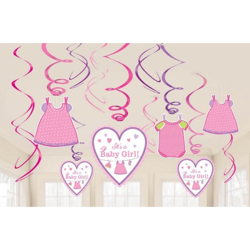Shower With Love Girl Swirl Value Pack 6pk