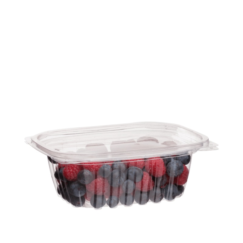 12oz RECTANGULAR PLA DELI CONTAINER WITH LID 100PK
