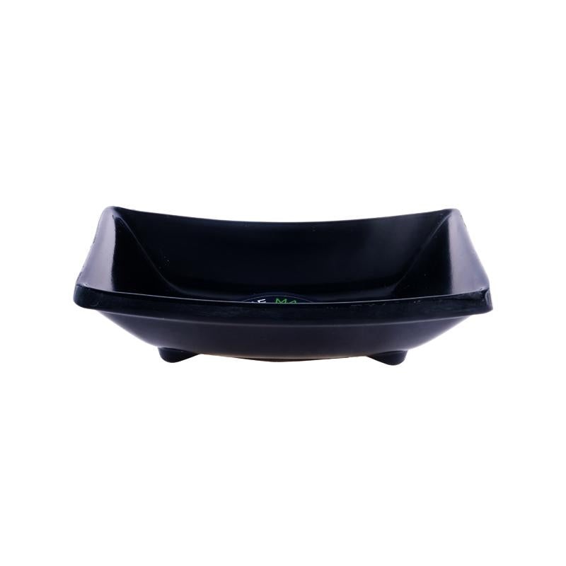 Melamine Sauce Dish Rectangular 8.5cm x 6cm x 2.5cm - Black