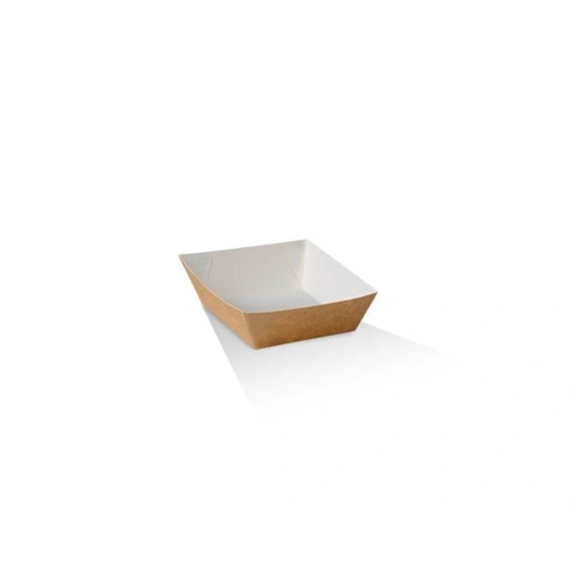 Mini Tray Brown Cardboard Qty:-150pcs   (55x55x25mm)