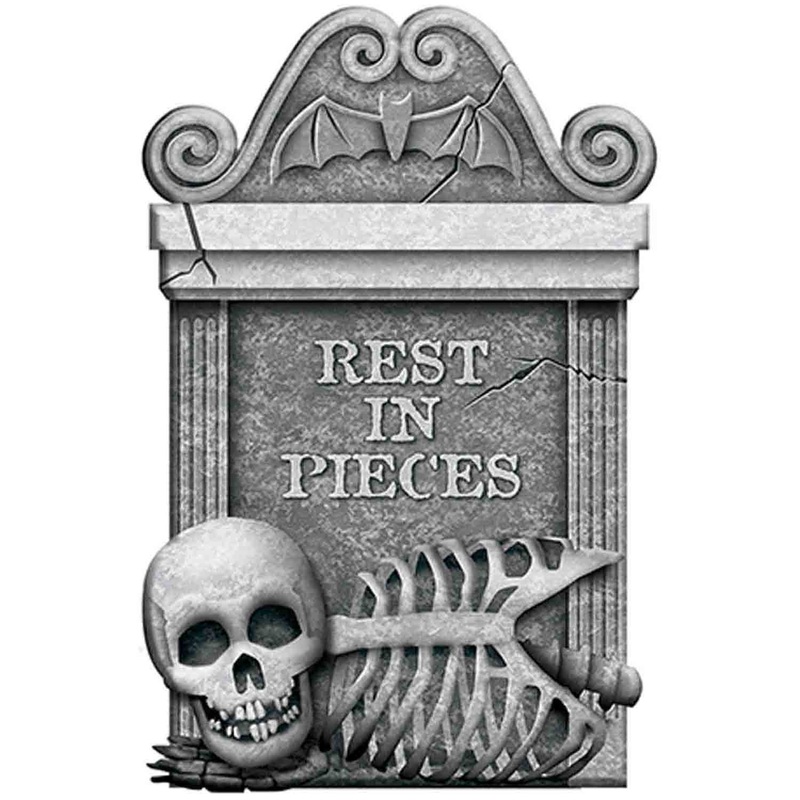 Rest In Pieces Tombstone 1Pc