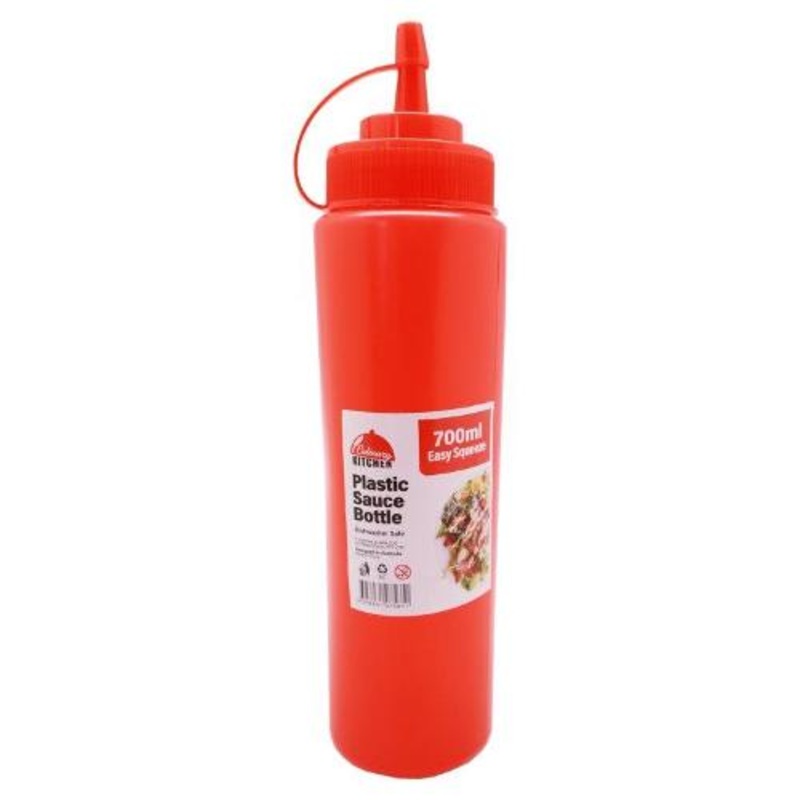 Squeeze Bottle Red 700ml 1pc