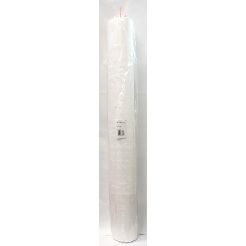 White Table cover Roll 3ply Tissue+Poly Back 1.12x50m