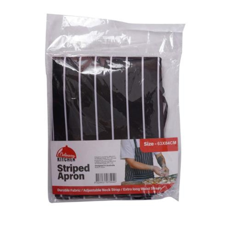 Apron Polyster Stripe 63x84cm 1pc