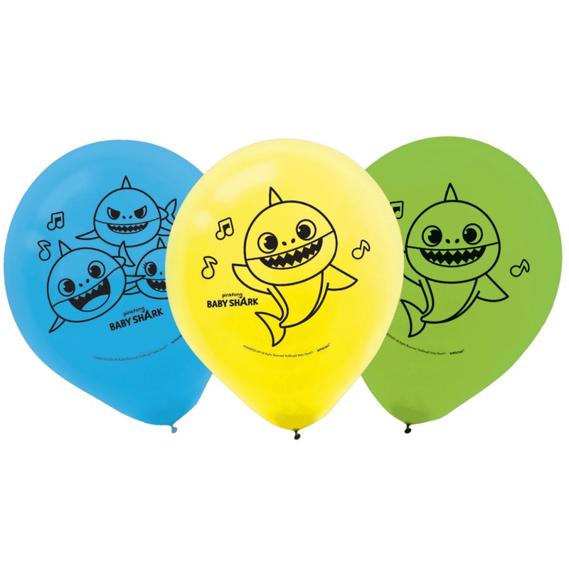 Baby Shark 30cm Latex Balloons