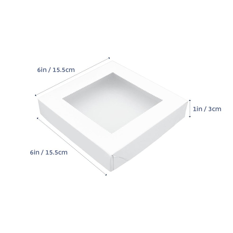 Biscuit Box SQUARE 6x6x1(H)in
