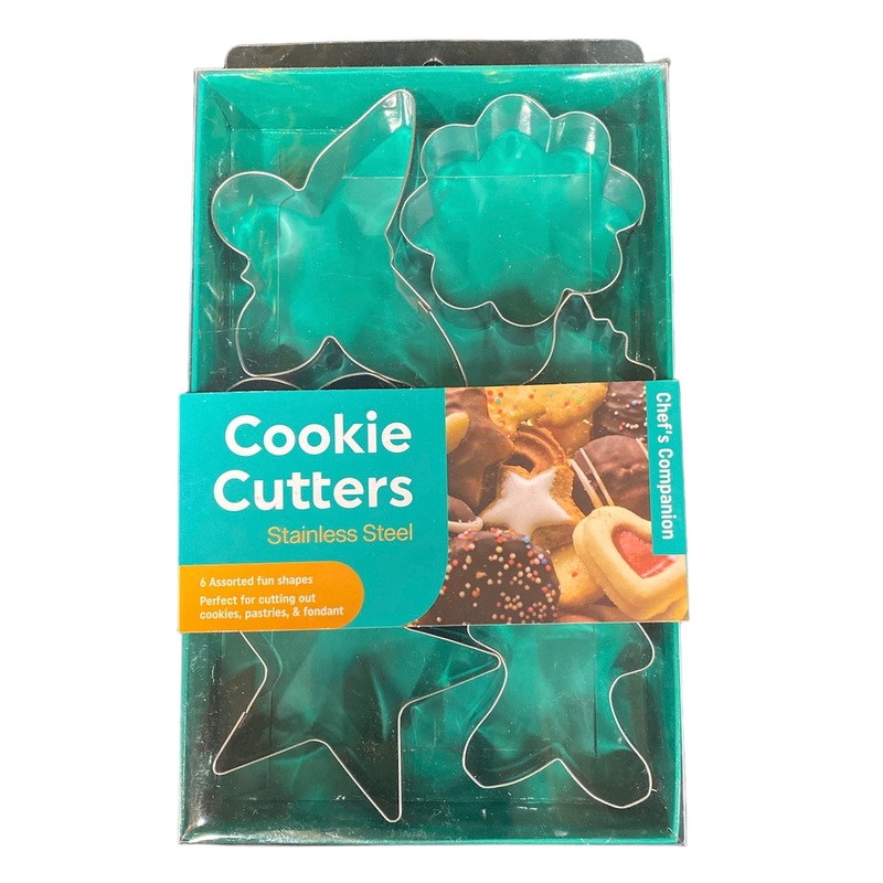 Cookie Cutter Stainless Steel 6 Asrtd Fun Shapes