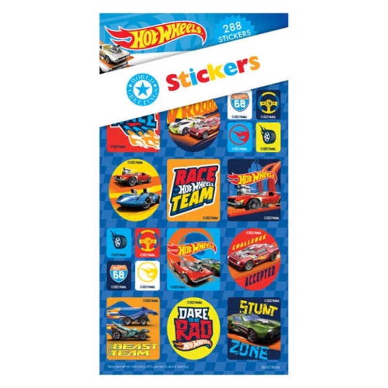 Sticker book 288 MTL HOT WHEELS