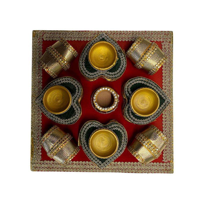 Wedding Decoration 1pc with dholak assorted heart designs