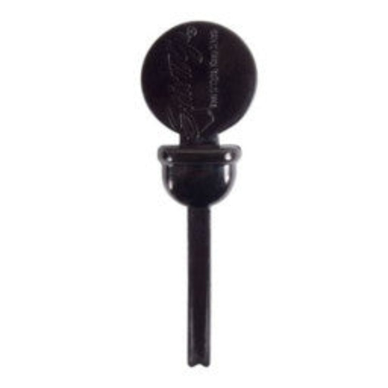Black 55mm coffee cup lid stoppers 200pk