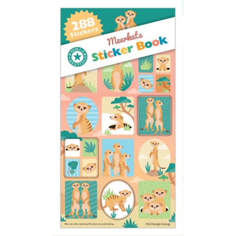 Sticker Book 288 MEERKATS