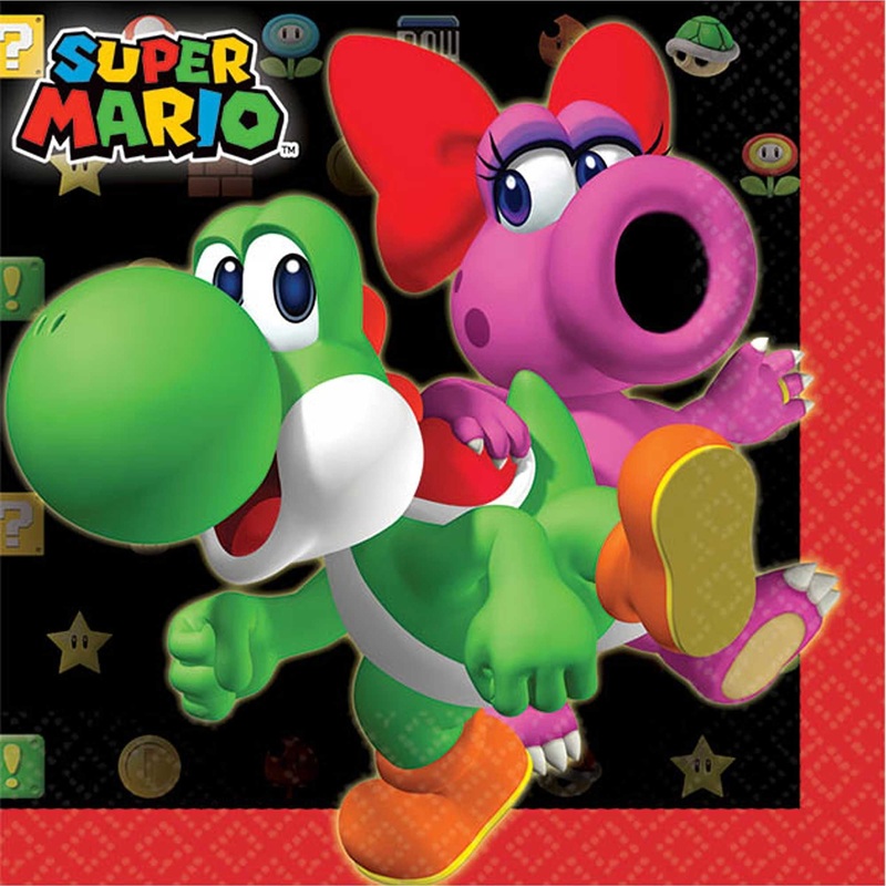 Super Mario Beverage napkin 16pcs